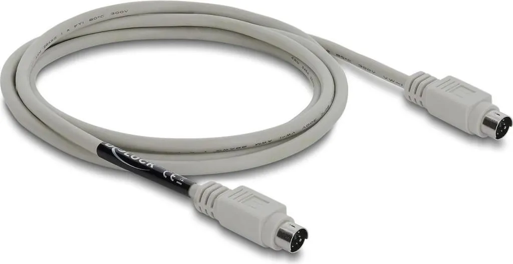 Câble PS/2 1,8m avec connecteurs Mini-DIN 6 broches, blindage et robuste