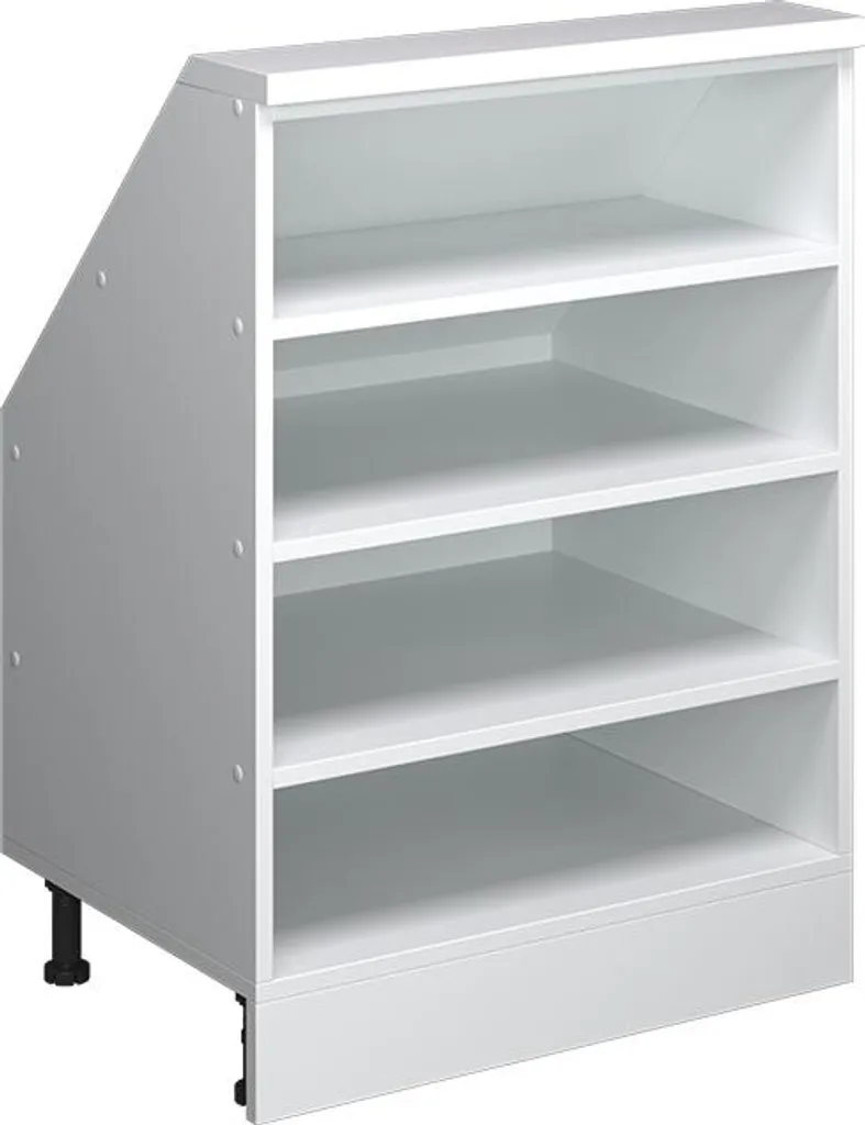 Meuble sous pente blanc 4 compartiments Vicco Rion compact 60x81,6cm