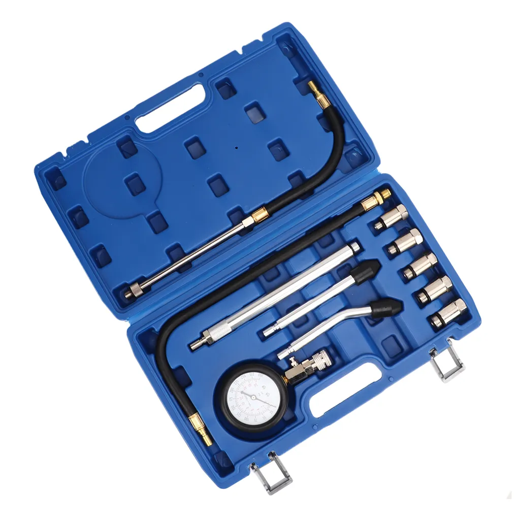 Testeur de compression de cylindre - Manomètre moteur essence M10-M18 - 4