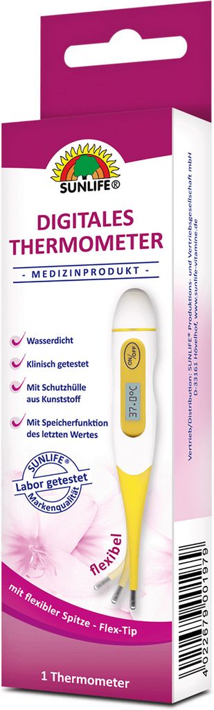 Sunlife Digitales Thermometer Flextip Produktbild 