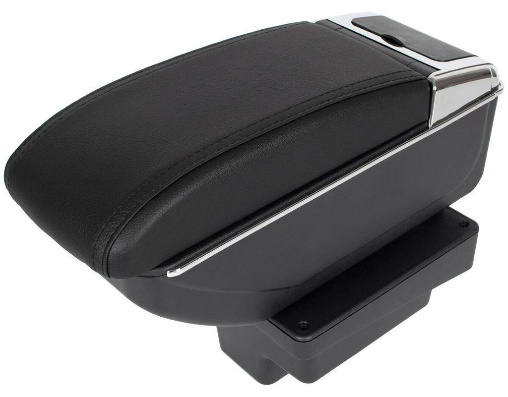 Bracciolo centrale in pelle, nero, completo, per VW Tiguan Immagine del prodotto 