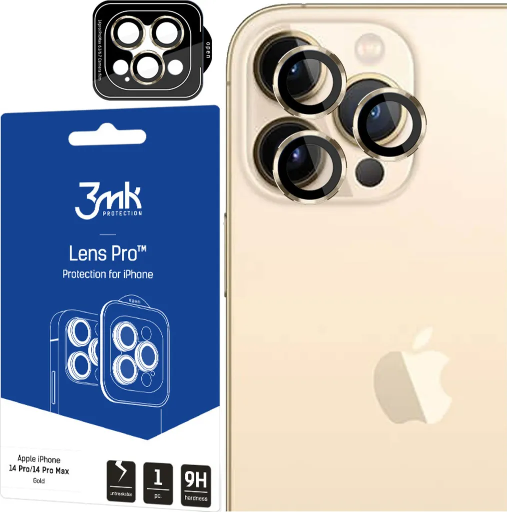 Offerta 3mk Pro Oro iPhone 14 Pro Max - Protezione Lente Definitiva
