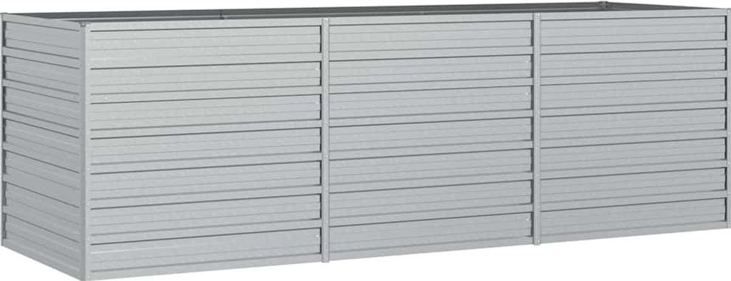 vidaXL Zahradní zvýšený záhon 240x80x77 cm Pozinkovaná ocel Obrázek produktu 