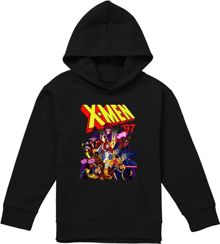 X-Men - "97 Comic" Kapuzenpullover für Kinder, Zum Überziehen TV22546 (128) (Schwarz)