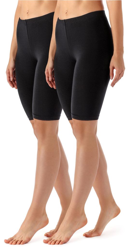 Merry Style Damen Kurze Leggings aus Viskose 2 Pack Produktbild 