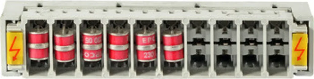 Magasin de protection LSA FailSafe 2/10 EFB-Elektronik pour 20 lignes