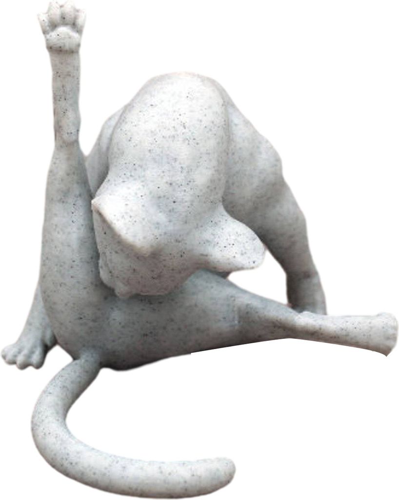 Lustige Arschleckende Katzenfigur, lebendiges Aussehen, Katzendekor, Kunstskulpturen, Gartenstatue, Heimdekoration