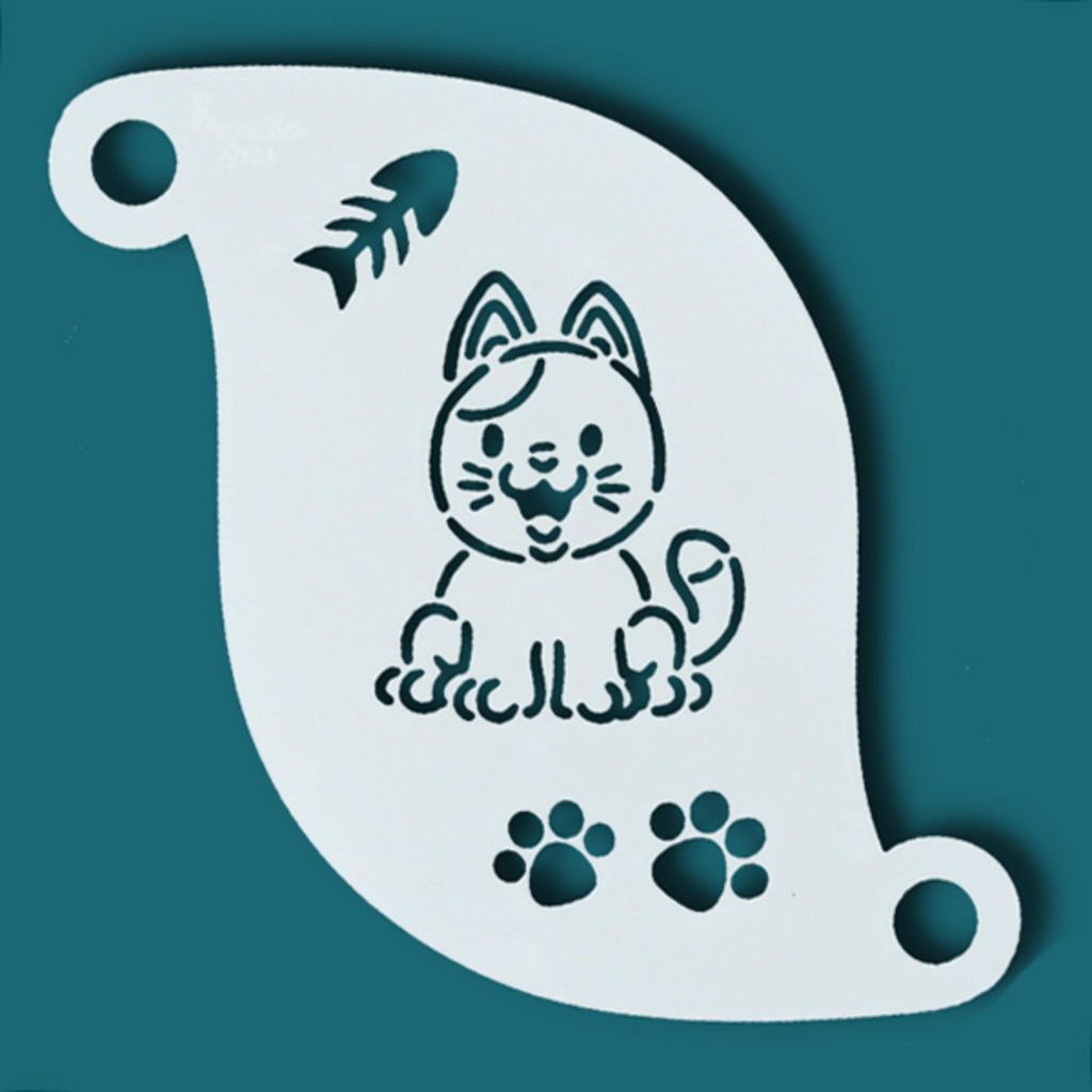 Schminkschablone „Cute Cat“