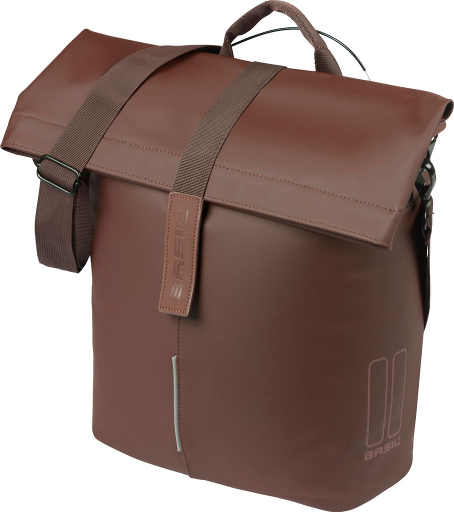 BASIL Gepäckträger Fahrradtasche "City MIK Studs", braun