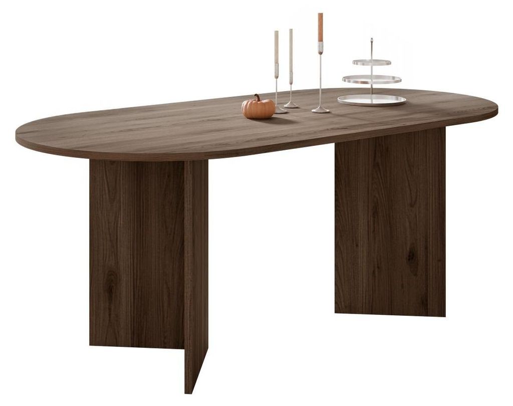 MIRJAN24 Tisch Gelizo 22 mm, Esszimmer Tisch (Farbe: Nuss Produktbild 