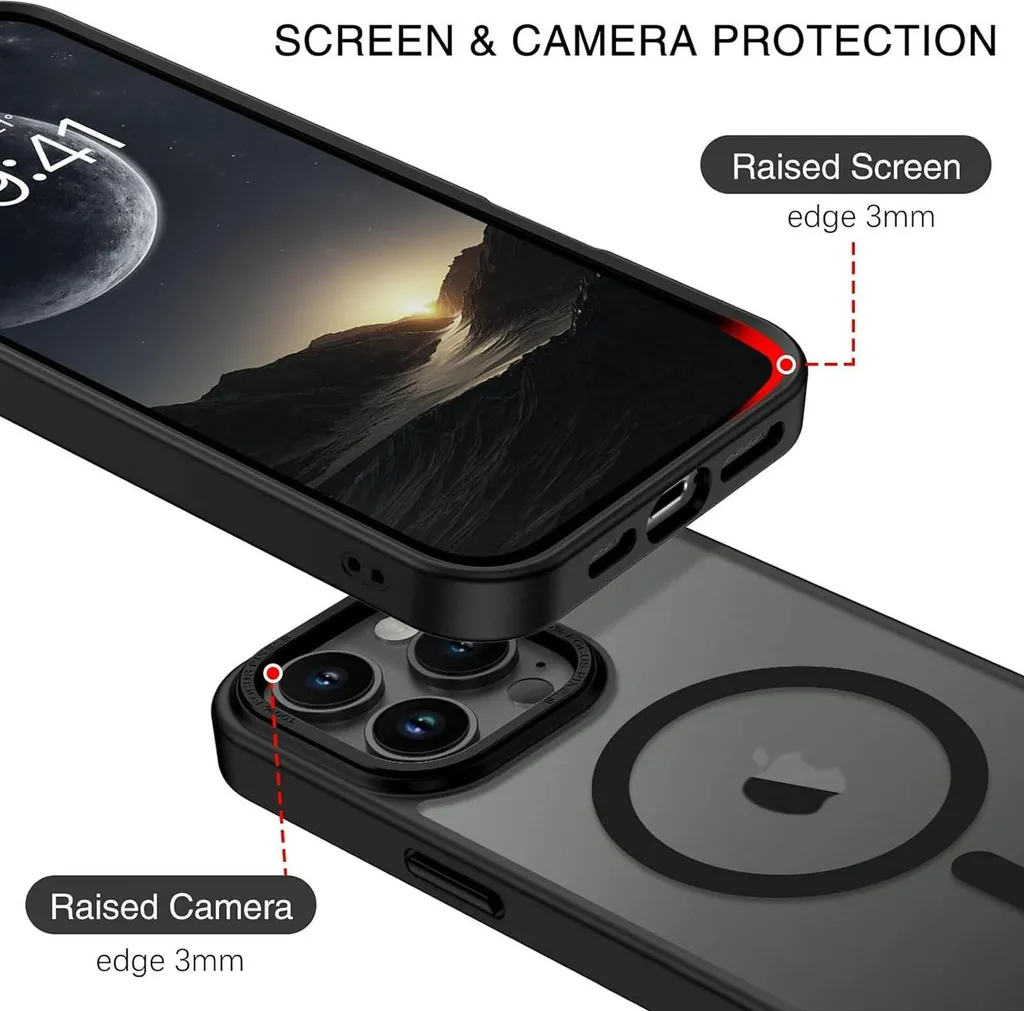 Cover iPhone 15 Pro Max Anti-Urto: MagSafe e Camera Metal Frame - 2