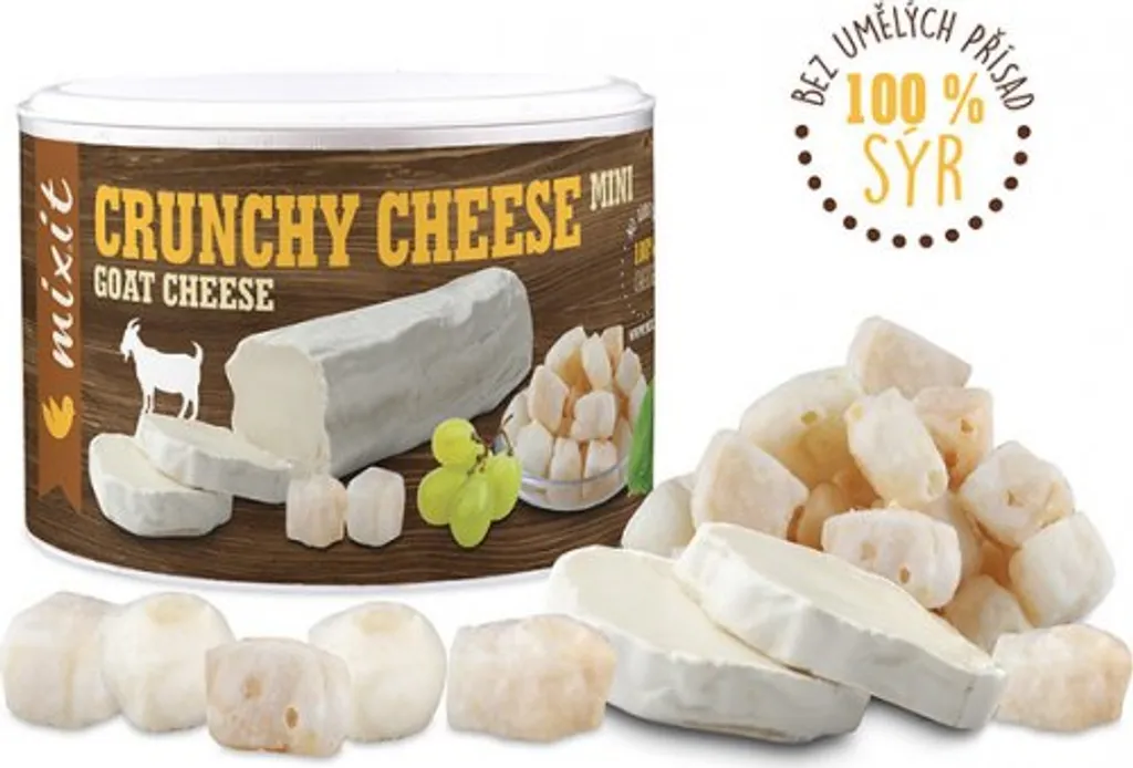 Fromage de Chèvre Croustillant Mixit 80g - Idéal pour Salades et Encas
