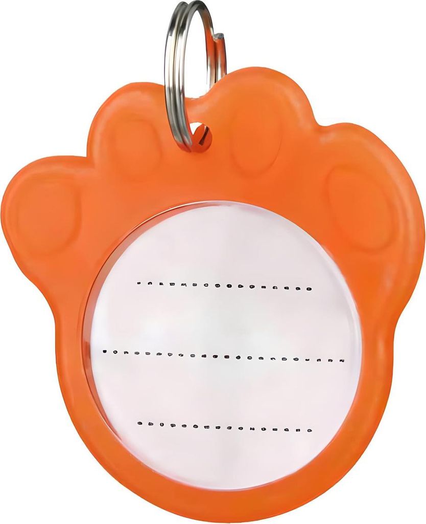 TRIXIE 2277, Hund, ID-Tag, Orange, Kunststoff, 1 Stück(e) Produktbild 