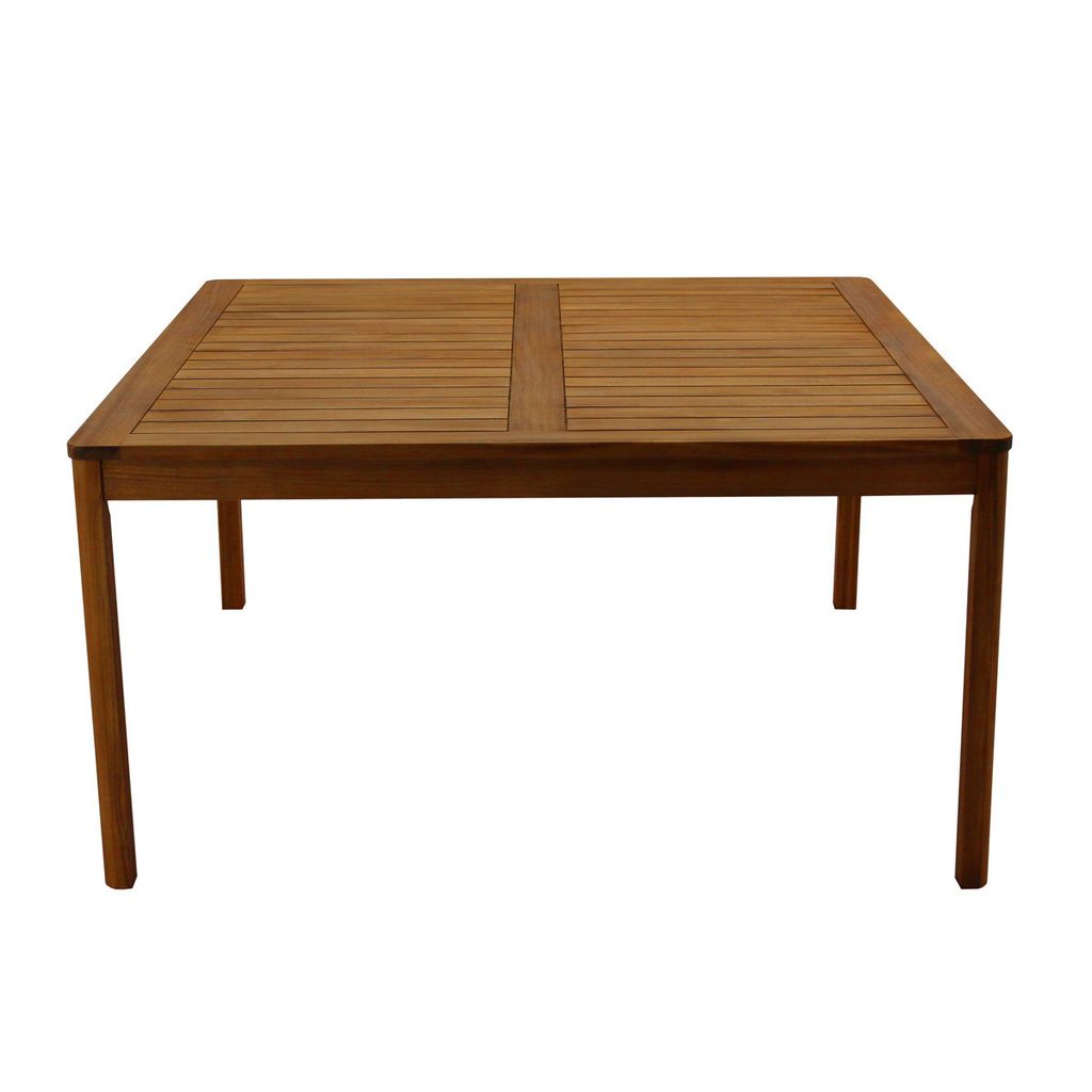 Miliboo - Gartentisch quadratisch Massivholz L147 cm AKIS