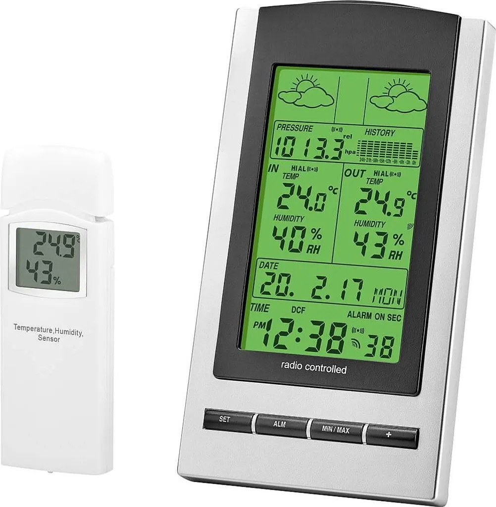 Station météo sans fil pour maison et jardin EUROCHRON WH1173 fiable