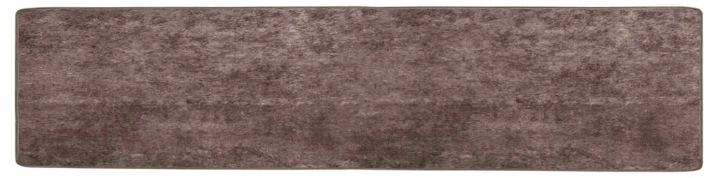 Tapis de couloir gris MARSA 250x50 cm antidérapant en polyester et PVC