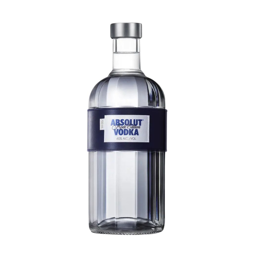 Absolut Vodka Mode 0,7L – Limited Edition 2011 - Facettenflasche mit Seidenband | Stilvoller Wodka für Sammler & Genießer, Sammlerflasche