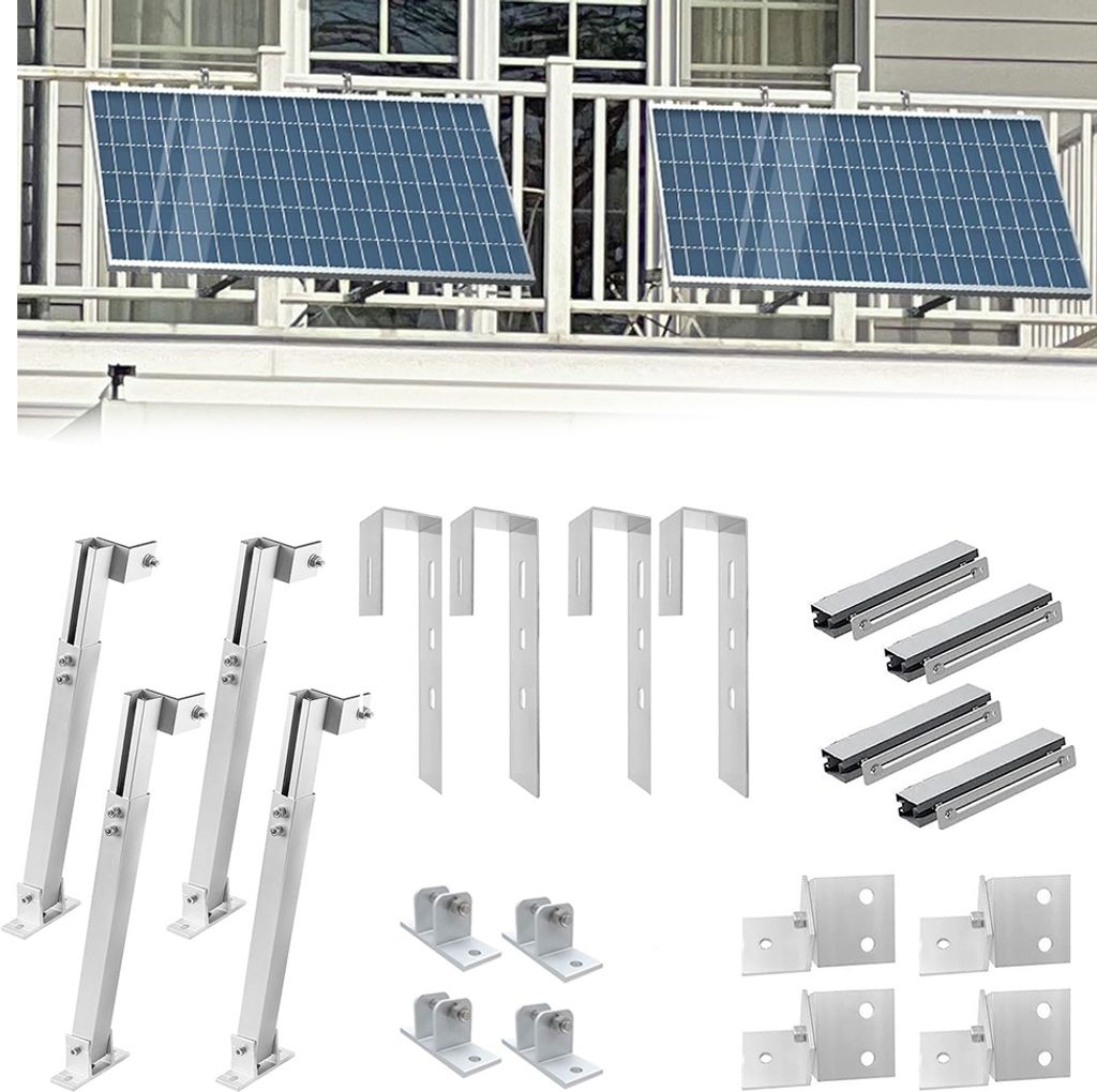 Pre 2 solárne moduly Prémiová montážna sada balkón terén Obrázok produktu