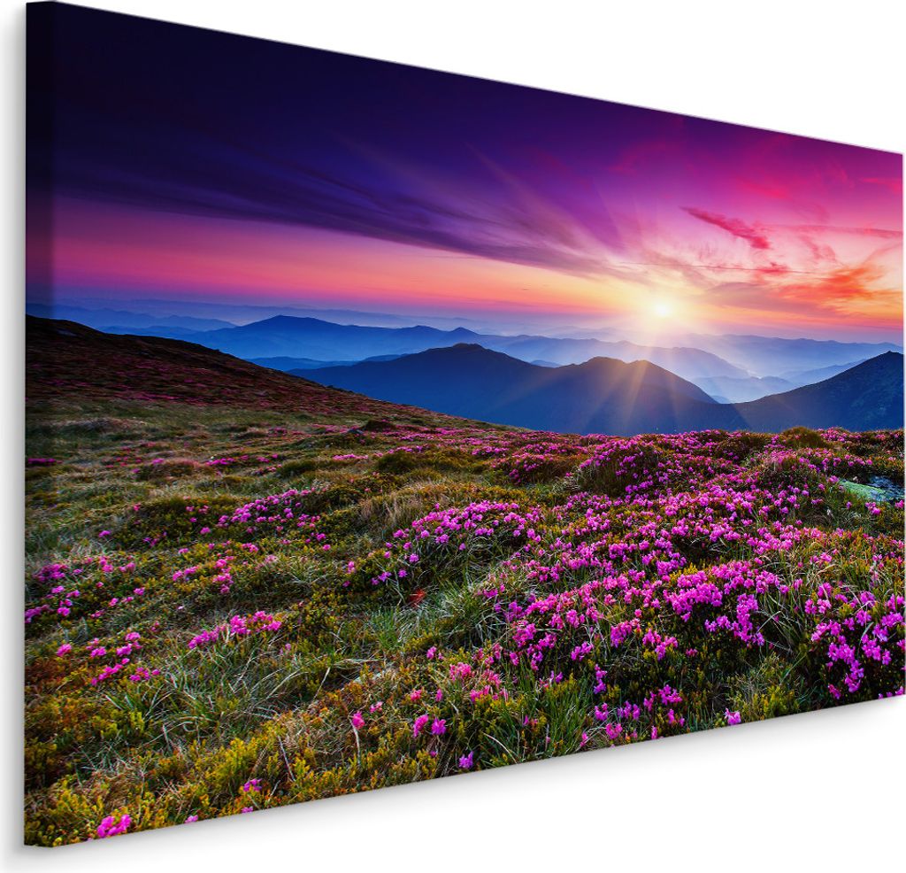 Fabelhafte Canvas LEINWAND BILDER 40x30 cm XXL Kunstdruck Natur Berge Landschaft