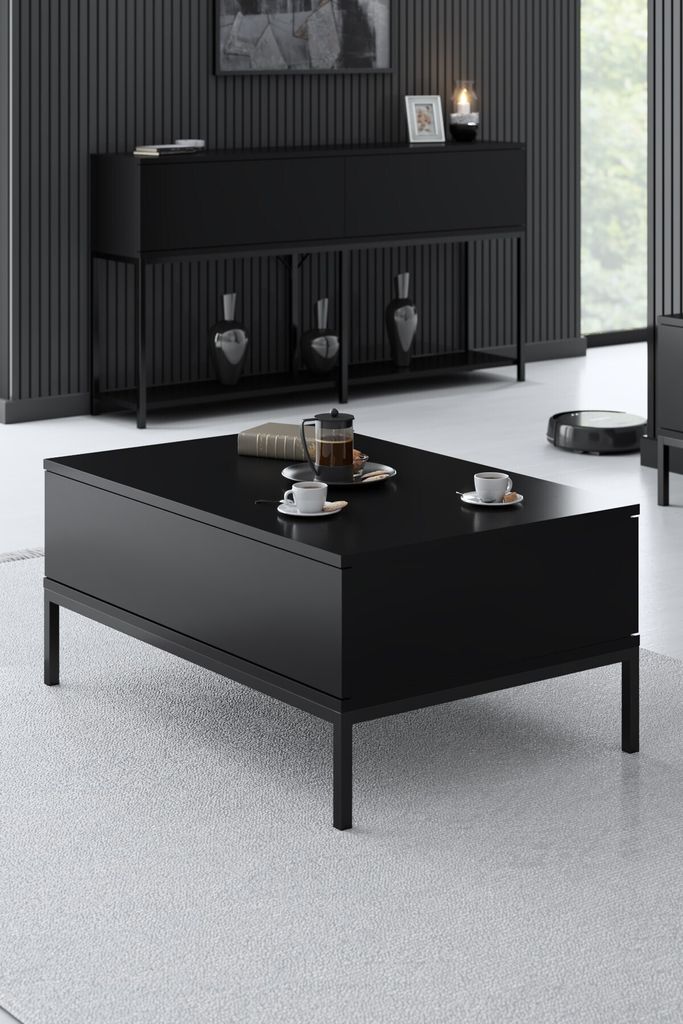Skye Decor, Lord - Black, Tables basses, Noir, 90 x 40 x 60 Image du produit 