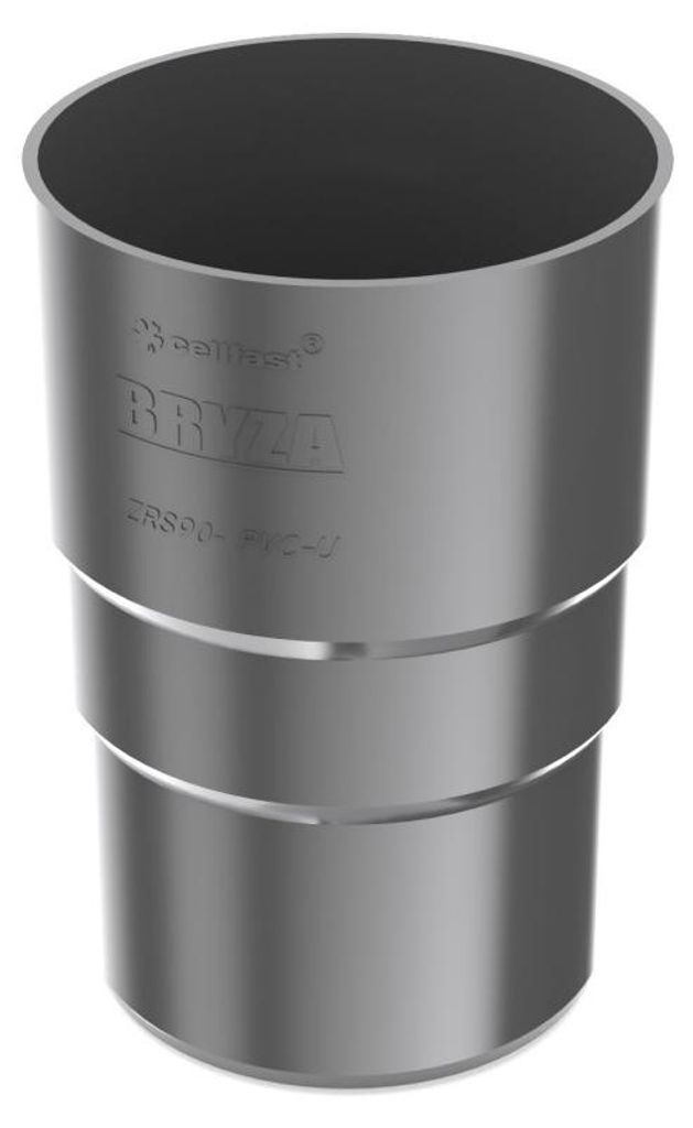 BRYZA plastikowa mufa rury spustowej Ø 110 mm, Antracyt RAL Zdjęcie produktu 