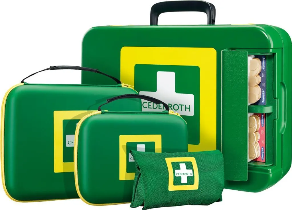 Trousse de secours murale Cederroth 390102 robuste et multi-usage