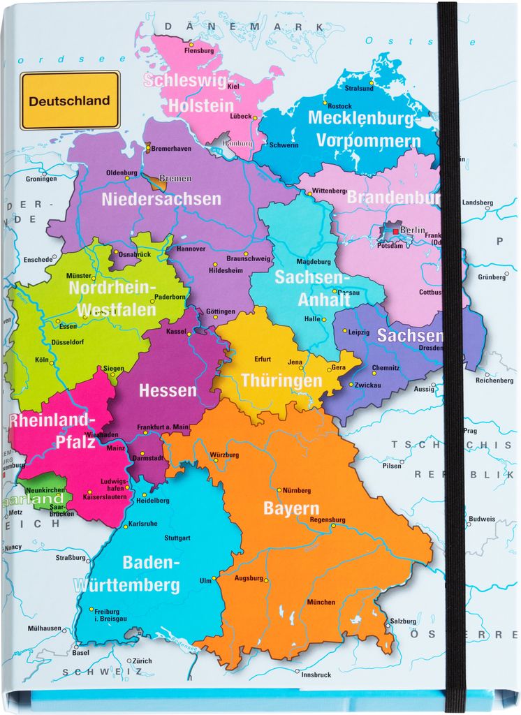 PAGNA brožura box 4,0 cm mapa Německa Obrázek produktu 