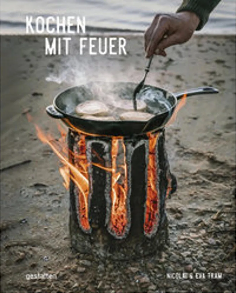 Livre Kochen mit Feuer : Recettes de cuisine au feu de bois et barbecue