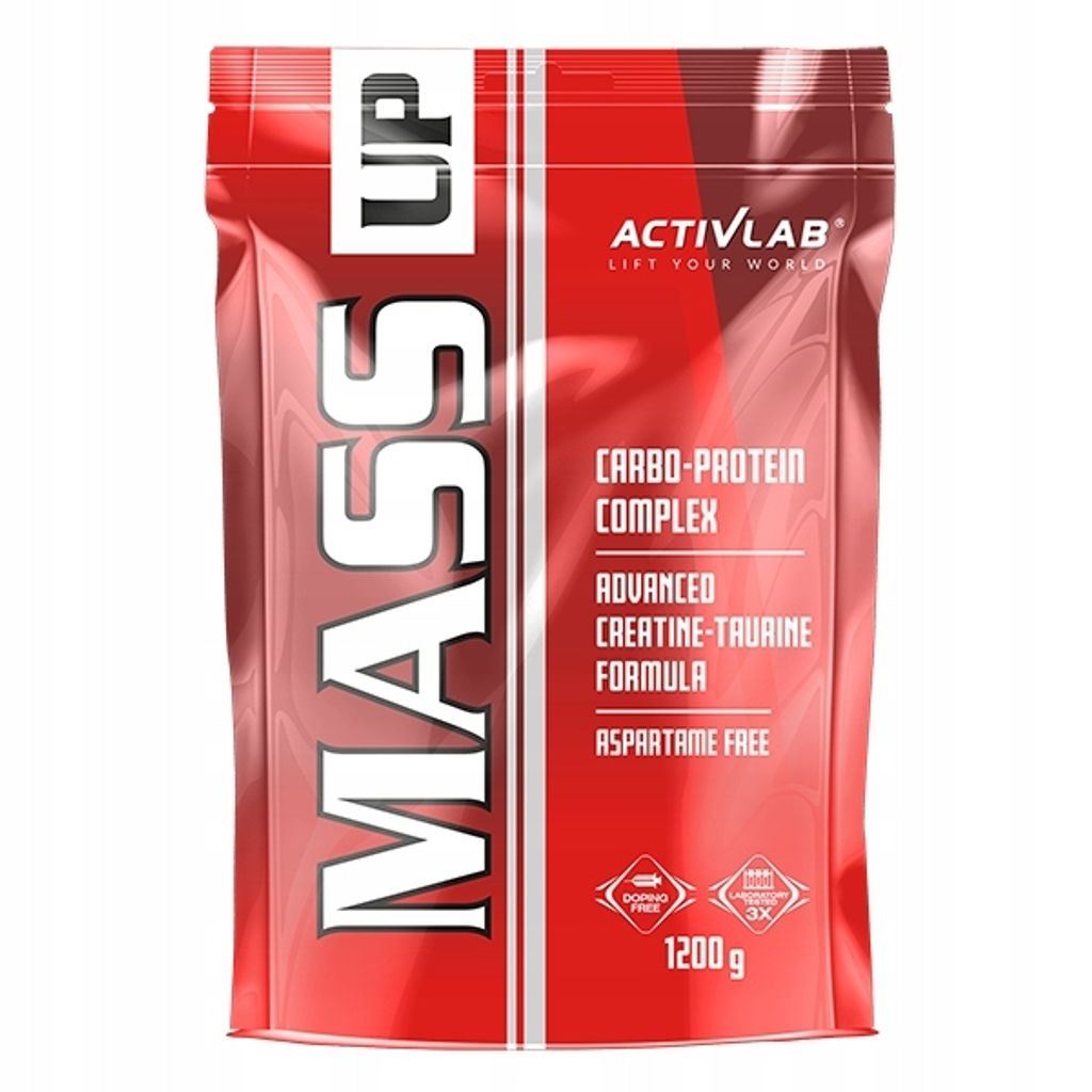 Activlab Mass Up 1200g CAKE PROTEIN GAINER CARBOHYDRATES Immagine del prodotto 