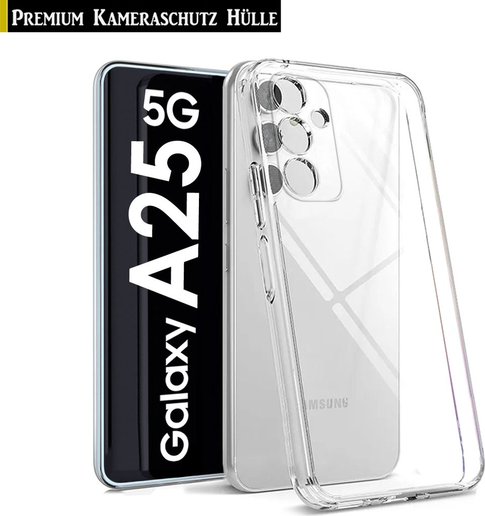 Für Samsung Galaxy A25 5G - Handy Silikon Hülle Transparent Produktbild