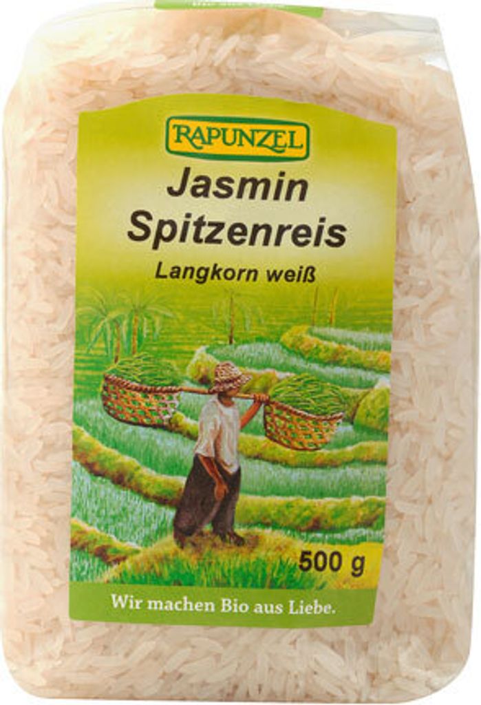 Rapunzel Jasmin Reis weiß  500g Produktbild 