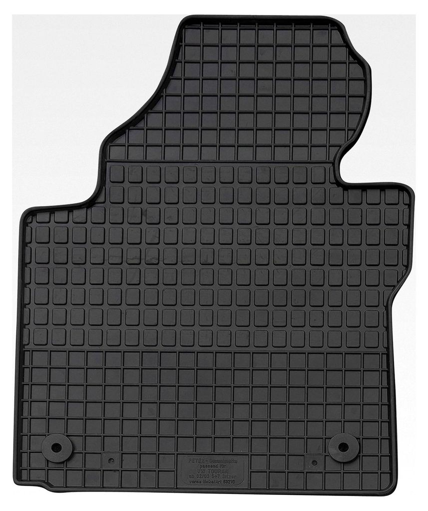Fahrer Gummimatte Premium 1-teilig schwarz