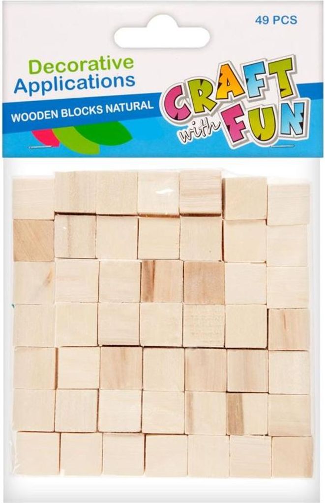 Dekorative Holzwürfel CRAFT WITH FUN 291077