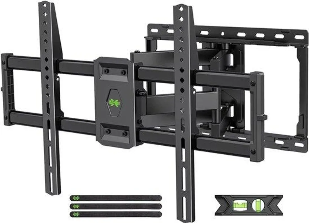 Support TV robuste 60kg à bras télescopique VESA 600x400 polyvalent