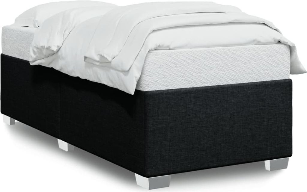 Maison Exclusive - Bettgestell ohne Matratze Schwarz 90x190 cm Stoff