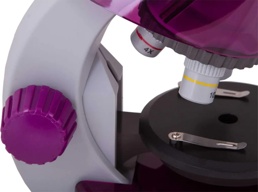 Microscope monoculaire enfant LabZZ M101 : loupe binoculaire éducative violet - 6