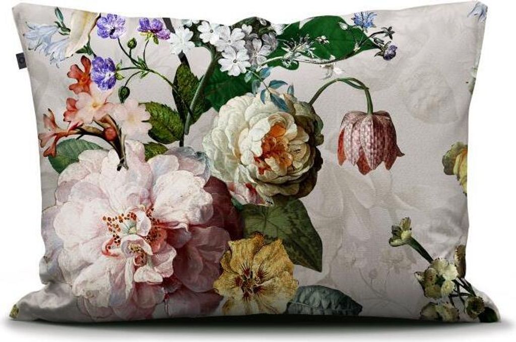 Essenza Kissen Fleur Farbe Grey Größe 50x50cm