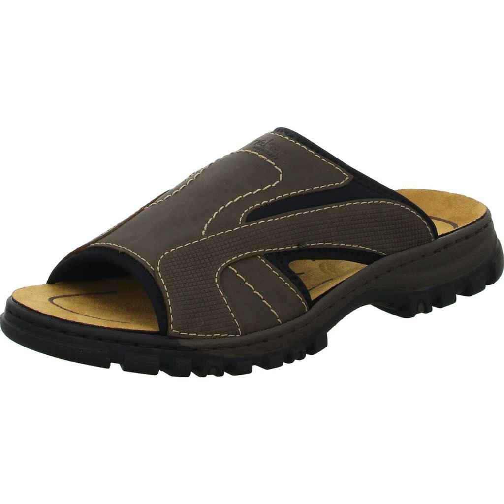 Rieker Pantoletten Herren 31373838333335 Braun 41 EU