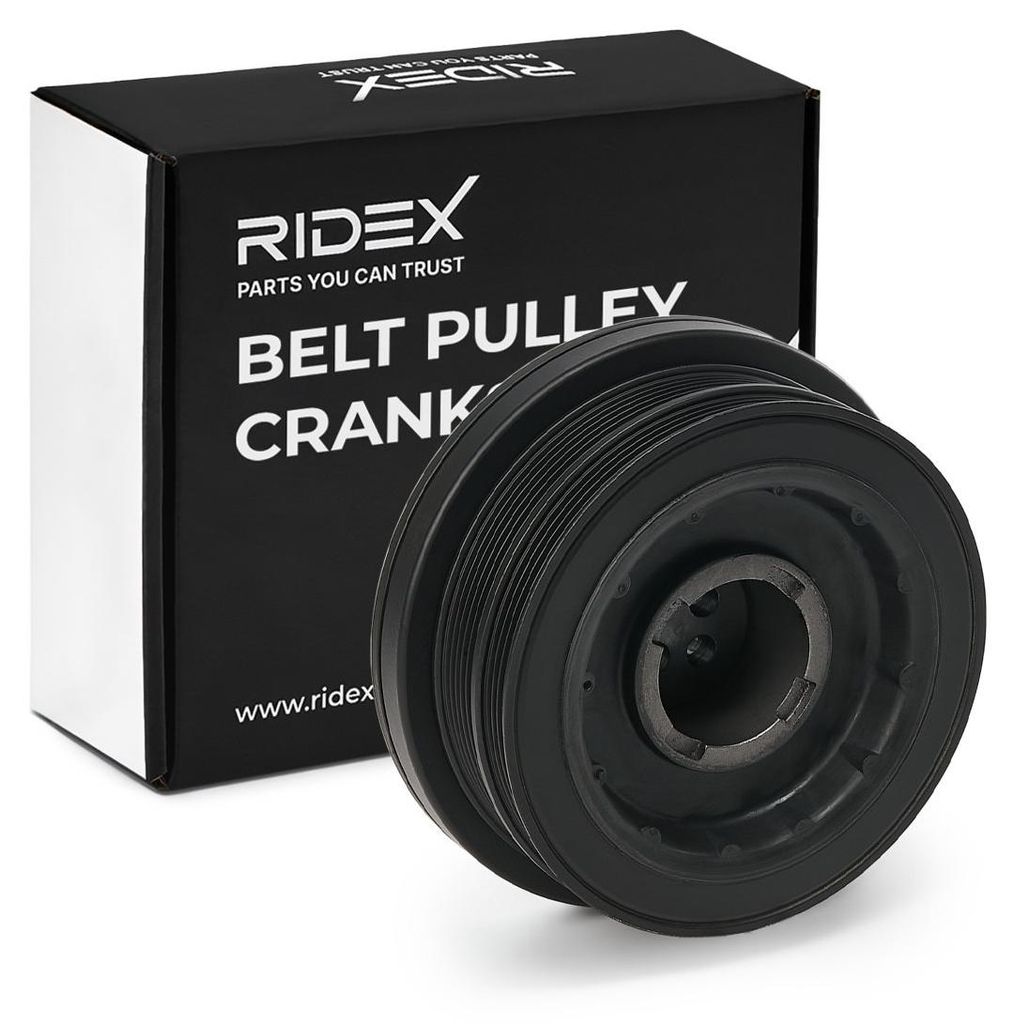 RIDEX 3213B0015 Riemenscheibe Kurbelwelle für BMW 3 Touring (E91) 6-Rippen