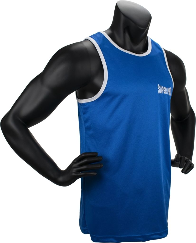 Super Pro Combat Gear Club Bokssinglet blauw/wit Produktbild 