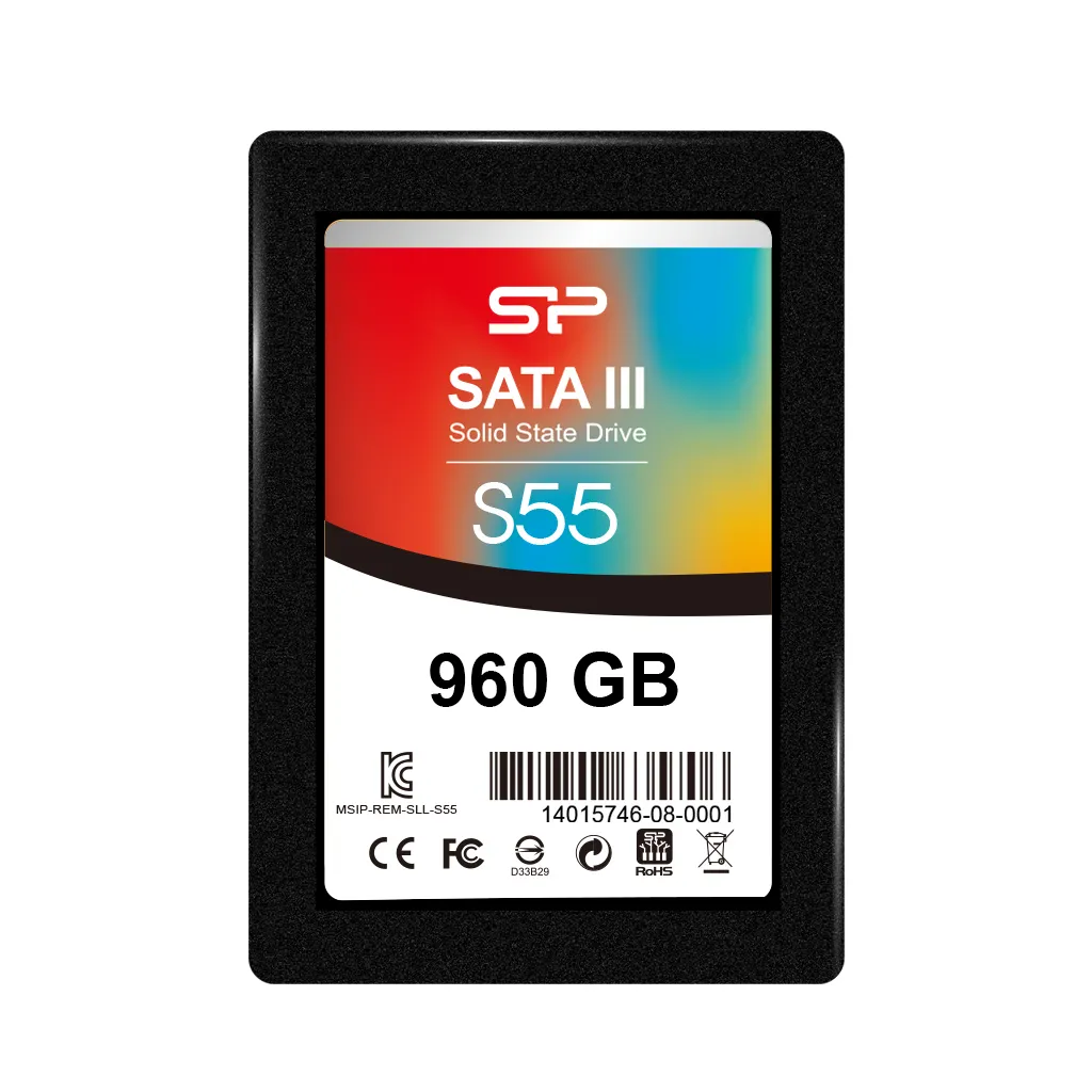 SSD 960GB Silicon Power S55 SATA 3 - Prestazioni 3D NAND per PC