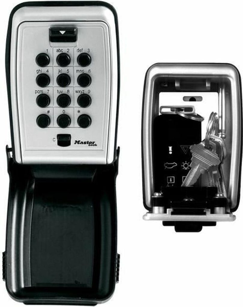 Schlüsseltresor Master Lock 5423EURD Schwarz Schwarz/Grau Zink