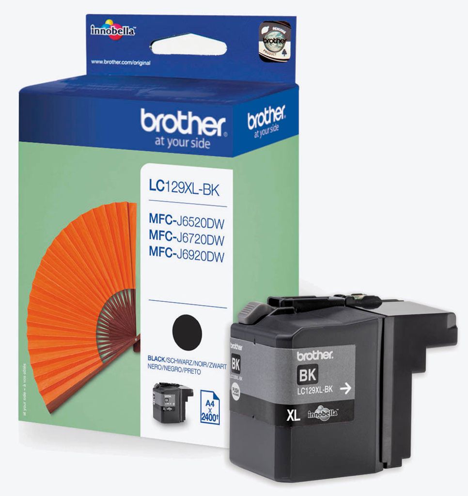 Atramentová kazeta Brother LC129XLBK 2 400 strán čierna Obrázok produktu 