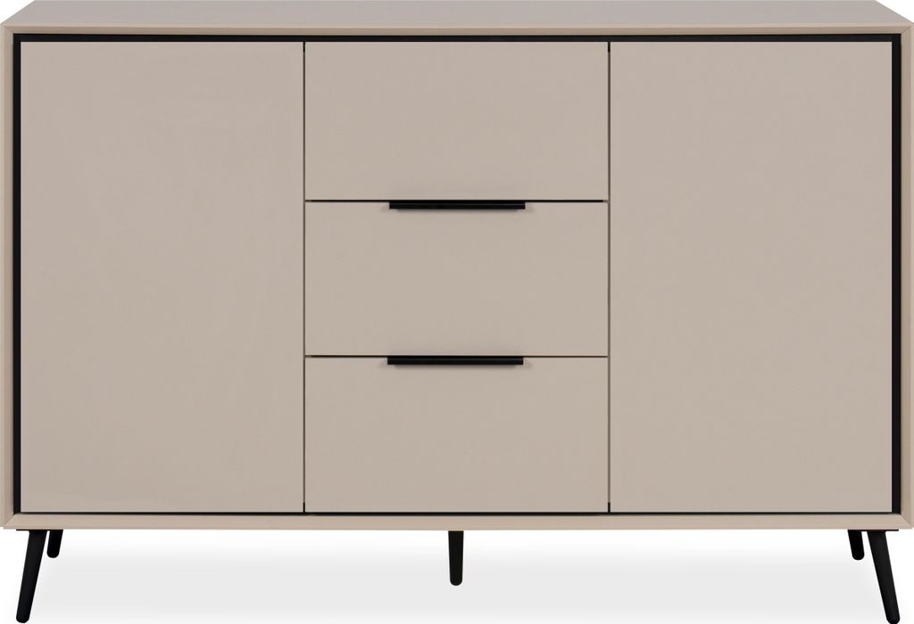 Calicosy - Credenza a 2 ante e 3 cassetti L135 cm - ARONA Immagine del prodotto 