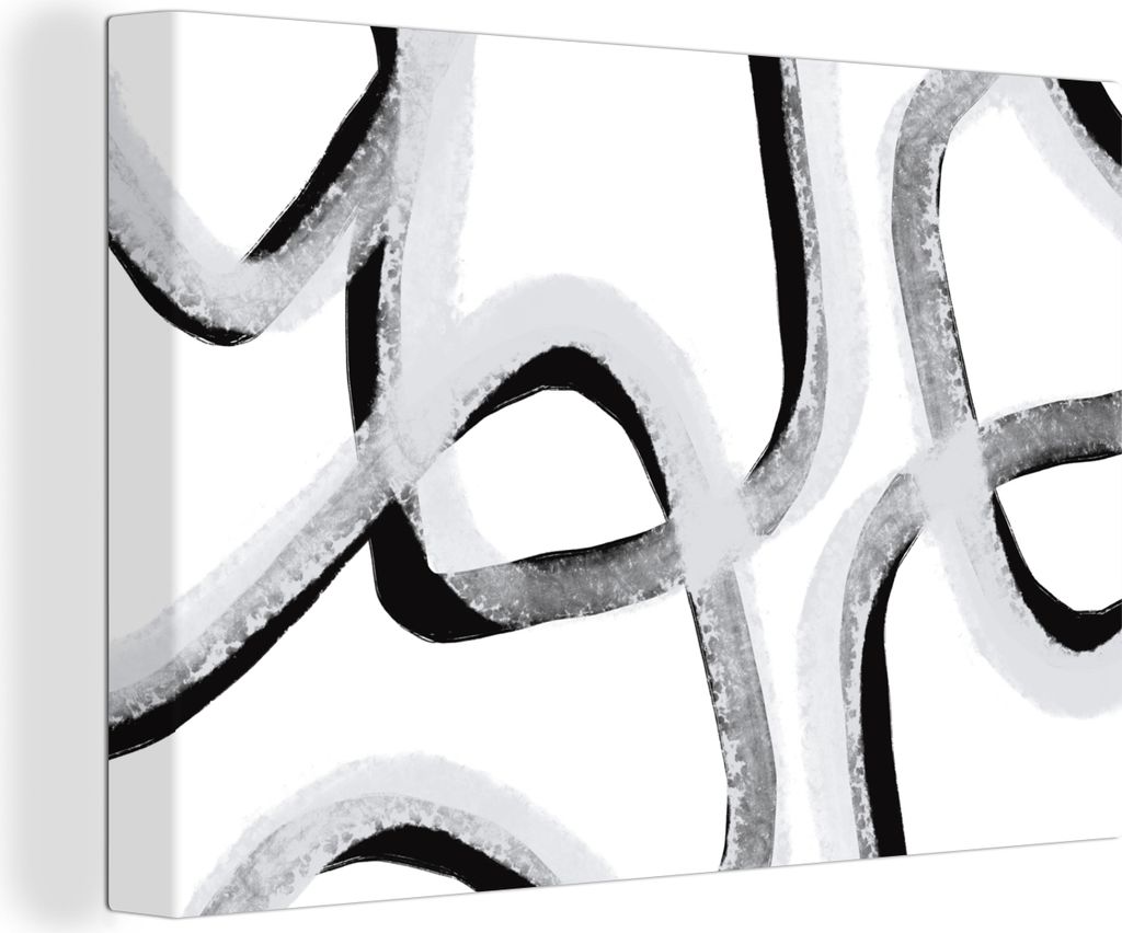 OneMillionCanvasses - Leinwandbilder - 150x100 cm, Linie - Minimalismus - Gestaltung, Wandbilder Kunstdruck Wanddekoration - Foto auf Leinwand - ...