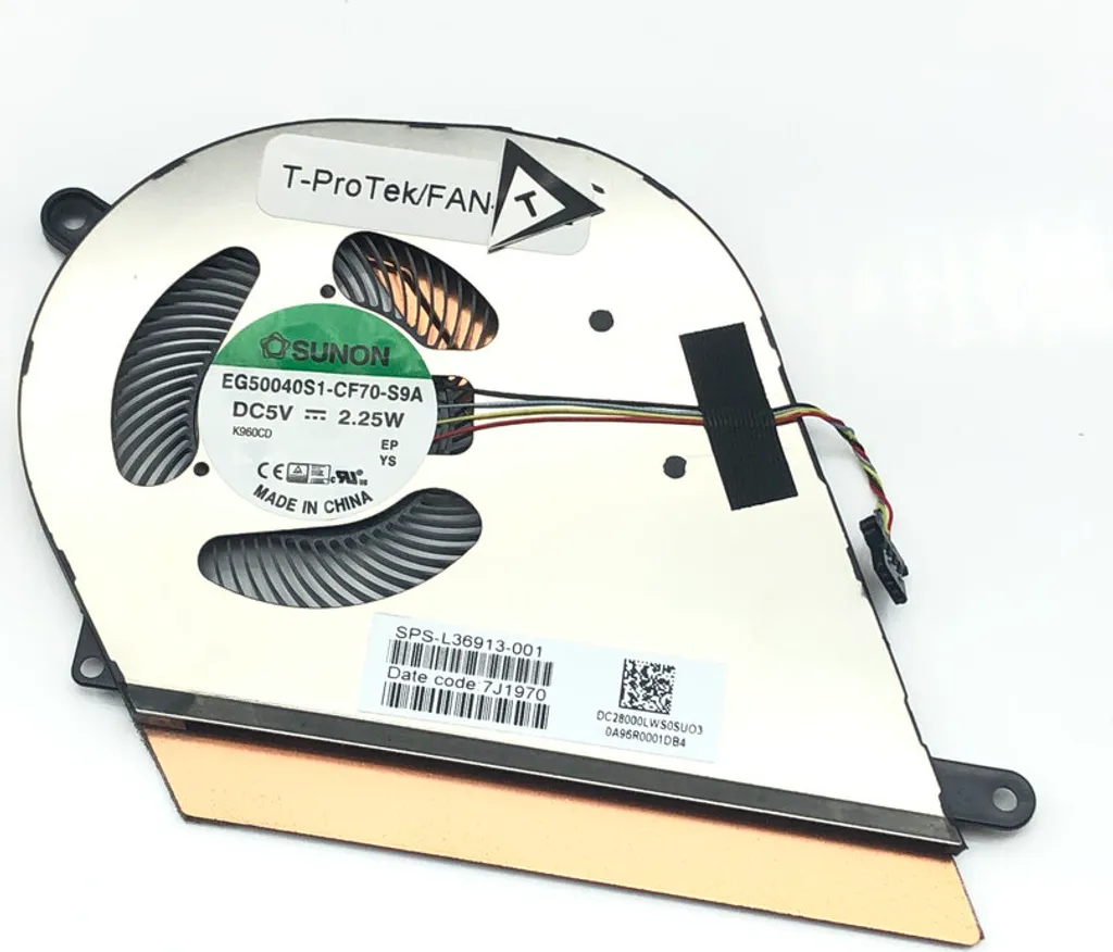 Ventola Raffreddamento TPN-C138 per HP Chromebook x360 14-DA G1 L36913-001 - 3