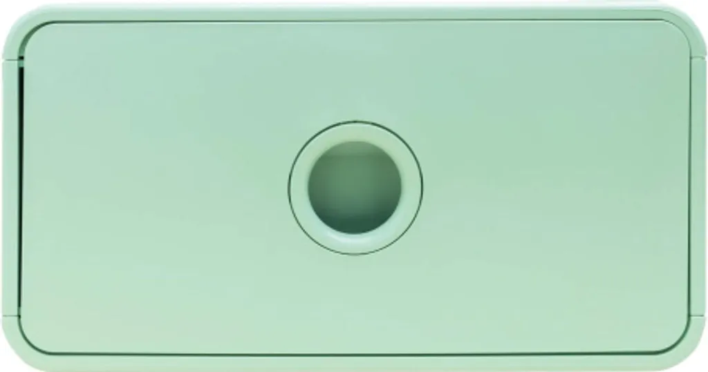 Module de rangement de bureau Tiny Box Exacompta Vert sauge - Lot de 3 unités