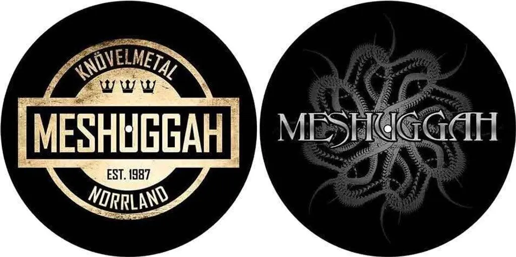 Meshuggah Armoiries Colonne Vertébrale Slipmat Set pour Platine Vinyle