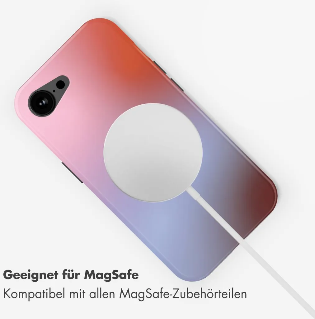 Custodia Selencia Vivid iPhone 16e MagSafe: Stile Gradient Blush - 7