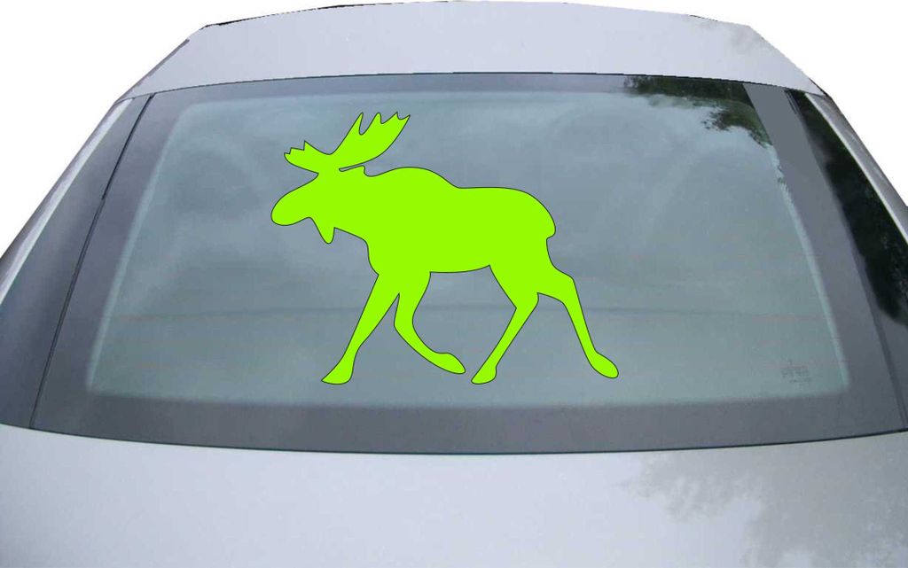 Indigos UG - Aufkleber Heckscheibe & Motorklappe DE2443 - neongrün - 600x471 mm - Schweden - Auto Scheiben Fenster Heckklappe Tuning Racing JDM - ...